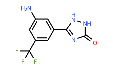 CAS 1244030-97-4 | 5-[3-Amino-5-(trifluoromethyl)phenyl]-2,3-dihydro-1H-1,2,4-triazol-3-one