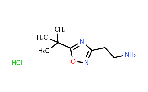 CAS 1244059-96-8 | 2-(5-tert-butyl-1,2,4-oxadiazol-3-yl)ethan-1-amine hydrochloride