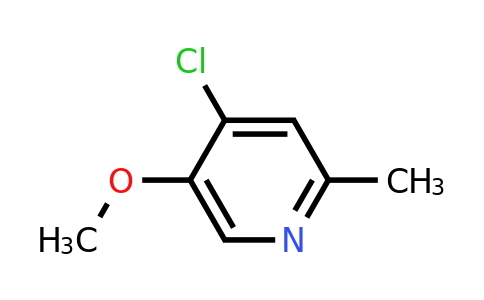CAS 124425-85-0 | 4-Chloro-5-methoxy-2-methylpyridine