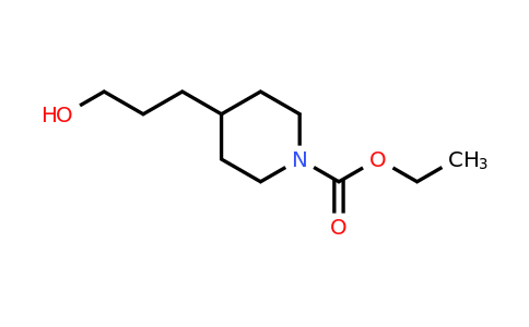CAS 124438-33-1 | ethyl 4-(3-hydroxypropyl)piperidine-1-carboxylate