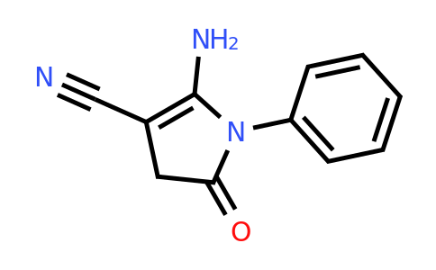 CAS 124476-77-3 | 2-amino-5-oxo-1-phenyl-4,5-dihydro-1H-pyrrole-3-carbonitrile