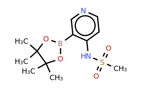 CAS 1244772-71-1 | N-(3-(4,4,5,5-tetramethyl-1,3,2-dioxaborolan-2-YL)pyridin-4-YL)methanesulfonamide