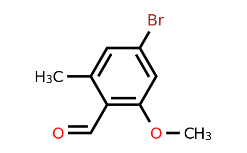CAS 1244949-43-6 | 4-Bromo-2-methoxy-6-methylbenzaldehyde