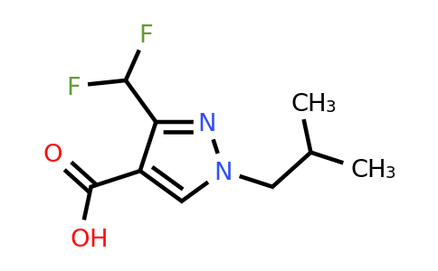 CAS 1244964-06-4 | 3-(difluoromethyl)-1-(2-methylpropyl)-1H-pyrazole-4-carboxylic acid