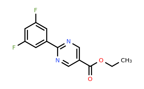 CAS 1245052-19-0 | Ethyl 2-(3,5-difluorophenyl)pyrimidine-5-carboxylate