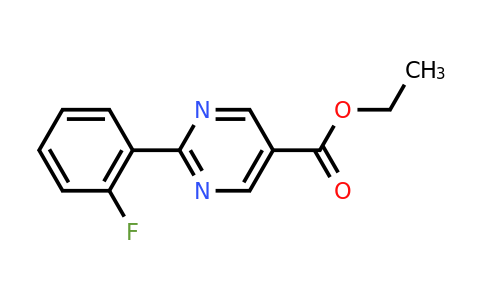 CAS 1245059-88-4 | Ethyl 2-(2-fluorophenyl)pyrimidine-5-carboxylate
