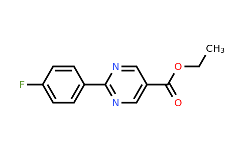 CAS 1245096-92-7 | Ethyl 2-(4-fluorophenyl)pyrimidine-5-carboxylate
