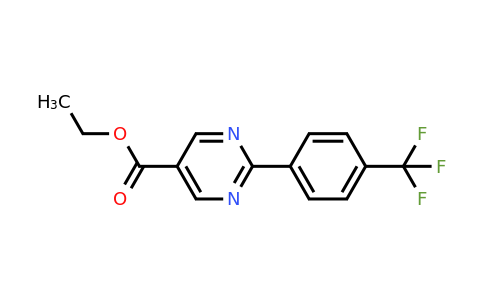 CAS 1245207-18-4 | Ethyl 2-(4-(trifluoromethyl)phenyl)pyrimidine-5-carboxylate