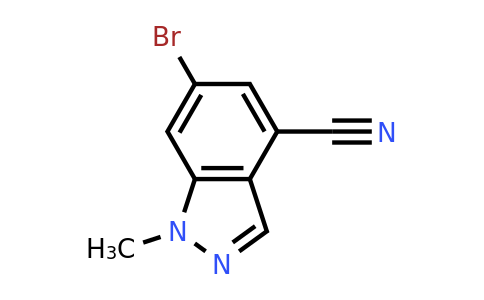 CAS 1245465-10-4 | 6-bromo-1-methyl-1H-indazole-4-carbonitrile