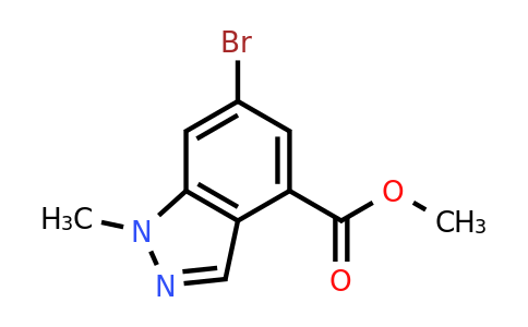 CAS 1245465-67-1 | methyl 6-bromo-1-methyl-1H-indazole-4-carboxylate