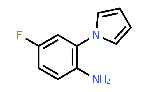 CAS 1245500-21-3 | 4-fluoro-2-(1H-pyrrol-1-yl)aniline