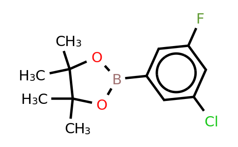 CAS 1245524-02-0 | 3-Chloro-5-fluoro-(4,4,5,5-tetramethyl-1,3,2-dioxaborolan-2-YL)benzene