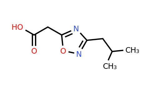CAS 1245534-03-5 | 2-[3-(2-methylpropyl)-1,2,4-oxadiazol-5-yl]acetic acid