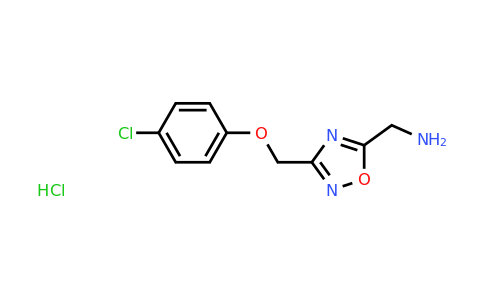 CAS 1245569-48-5 | (3-((4-chlorophenoxy)methyl)-1,2,4-oxadiazol-5-yl)methanamine hydrochloride