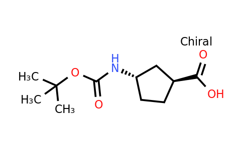 CAS 1245614-69-0 | trans-3-{[(tert-butoxy)carbonyl]amino}cyclopentane-1-carboxylic acid