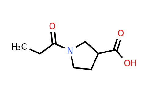 CAS 1245614-91-8 | 1-propanoylpyrrolidine-3-carboxylic acid
