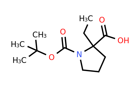 CAS 1245642-77-6 | 1-[(tert-butoxy)carbonyl]-2-ethylpyrrolidine-2-carboxylic acid