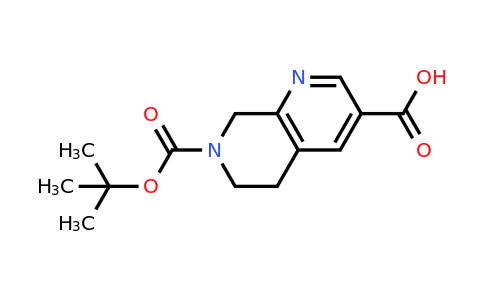 CAS 1245645-20-8 | 7-(Tert-butoxycarbonyl)-5,6,7,8-tetrahydro-1,7-naphthyridine-3-carboxylic acid