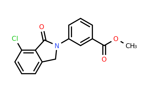 CAS 1245646-74-5 | Methyl 3-(7-chloro-1-oxoisoindolin-2-yl)benzoate