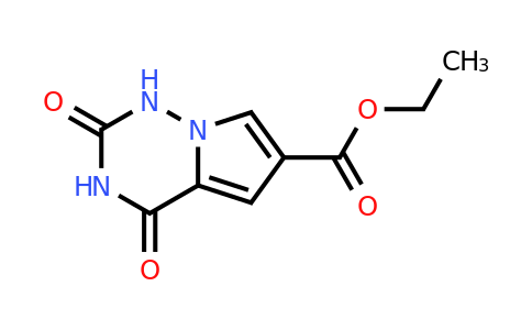 CAS 1245648-09-2 | ethyl 2,4-dioxo-1H,2H,3H,4H-pyrrolo[2,1-f][1,2,4]triazine-6-carboxylate