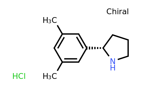 CAS 1245649-28-8 | (2S)-2-(3,5-dimethylphenyl)pyrrolidine hydrochloride
