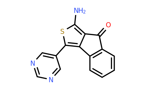 CAS 1245739-75-6 | 1-Amino-3-(pyrimidin-5-yl)-8H-indeno[1,2-c]thiophen-8-one