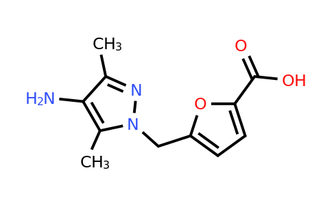 CAS 1245806-67-0 | 5-((4-Amino-3,5-dimethyl-1H-pyrazol-1-yl)methyl)furan-2-carboxylic acid
