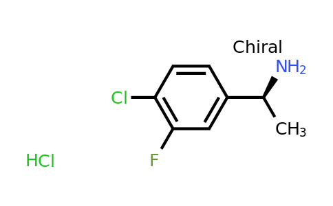 CAS 1245808-01-8 | (S)-1-(4-Chloro-3-fluorophenyl)ethanamine hydrochloride