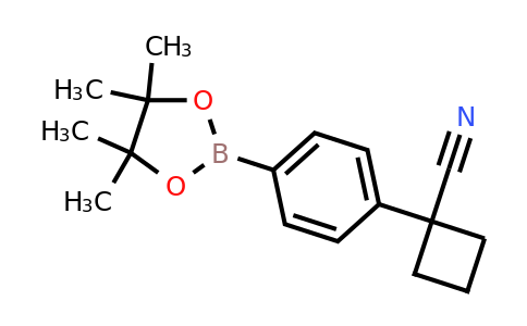 CAS 1245831-55-3 | 1-[4-(4,4,5,5-Tetramethyl-[1,3,2]dioxaborolan-2-yl)-phenyl]-cyclobutanecarbonitrile
