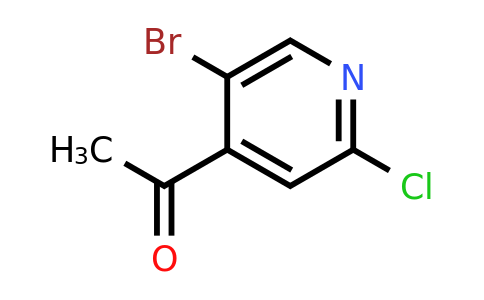 CAS 1245915-91-6 | 1-(5-bromo-2-chloropyridin-4-yl)ethanone