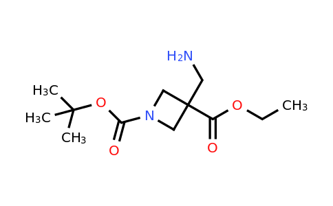 CAS 1245917-69-4 | 1-tert-butyl 3-ethyl 3-(aminomethyl)azetidine-1,3-dicarboxylate