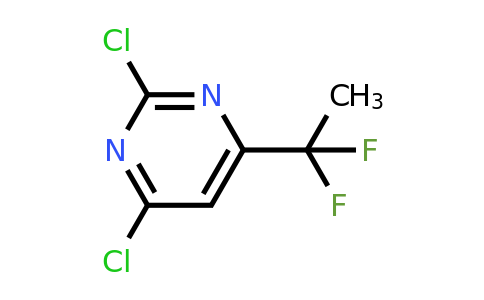 CAS 1246034-15-0 | 2,4-dichloro-6-(1,1-difluoroethyl)pyrimidine