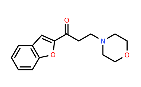 CAS 124617-33-0 | 1-(1-benzofuran-2-yl)-3-(morpholin-4-yl)propan-1-one
