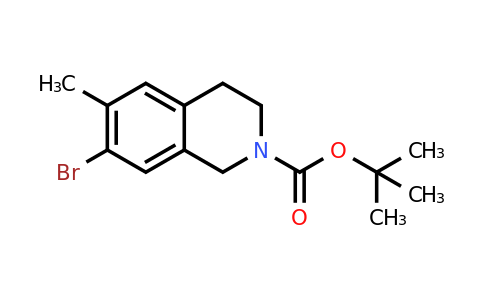 CAS 1246210-11-6 | tert-butyl 7-bromo-6-methyl-1,2,3,4-tetrahydroisoquinoline-2-carboxylate