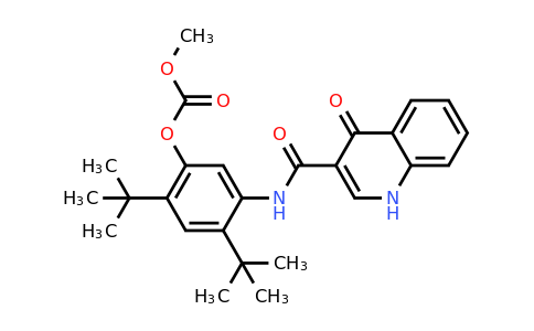 CAS 1246213-45-5 | 2,4-Di-tert-butyl-5-(4-oxo-1,4-dihydroquinoline-3-carboxamido)phenyl methyl carbonate
