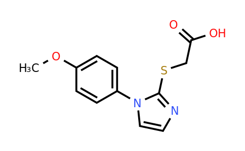 CAS 124627-82-3 | 2-{[1-(4-methoxyphenyl)-1H-imidazol-2-yl]sulfanyl}acetic acid