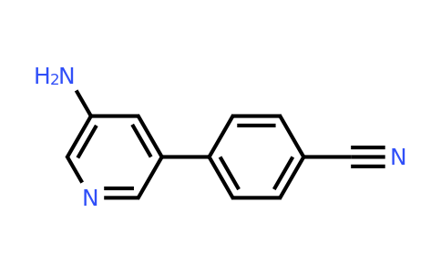 CAS 1246350-47-9 | 4-(5-Aminopyridin-3-yl)benzonitrile