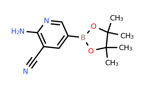 CAS 1246372-66-6 | 2-Amino-5-(4,4,5,5-tetramethyl-1,3,2-dioxaborolan-2-YL)nicotinonitrile