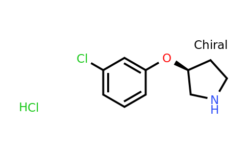 CAS 1246454-01-2 | (S)-3-(3-Chlorophenoxy)pyrrolidine hydrochloride