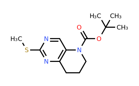 CAS 1246471-43-1 | tert-butyl 2-(methylthio)-7,8-dihydropyrido[3,2-d]pyrimidine-5(6H)-carboxylate