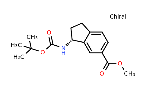 CAS 1246505-86-1 | methyl (3R)-3-(tert-butoxycarbonylamino)indane-5-carboxylate