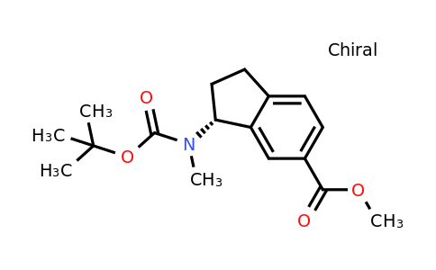 CAS 1246505-87-2 | methyl (3R)-3-[tert-butoxycarbonyl(methyl)amino]indane-5-carboxylate