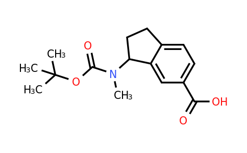 CAS 1246508-41-7 | 3-[tert-butoxycarbonyl(methyl)amino]indane-5-carboxylic acid