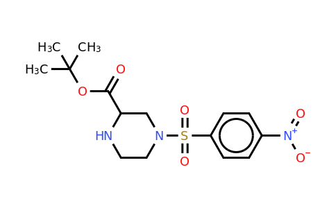 CAS 1246511-87-4 | Tert-butyl 4-nosyl piperazine-2-carboxylate