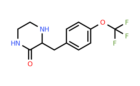 CAS 1246548-36-6 | 3-(4-Trifluoromethoxy-benzyl)-piperazin-2-one