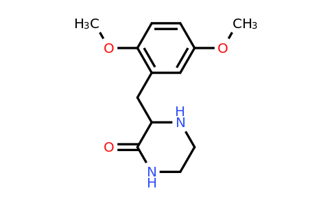 CAS 1246550-49-1 | 3-(2,5-Dimethoxy-benzyl)-piperazin-2-one
