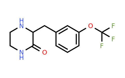 CAS 1246553-89-8 | 3-(3-Trifluoromethoxy-benzyl)-piperazin-2-one