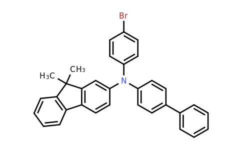 CAS 1246562-40-2 | N-([1,1'-Biphenyl]-4-yl)-N-(4-bromophenyl)-9,9-dimethyl-9H-fluoren-2-amine