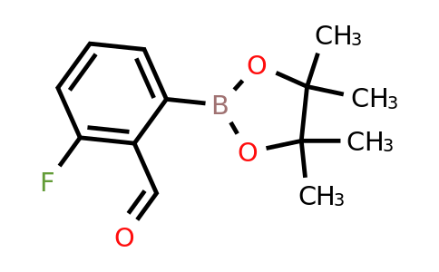 CAS 1246633-35-1 | 2-Fluoro-6-(4,4,5,5-tetramethyl-1,3,2-dioxaborolan-2-yl)benzaldehyde