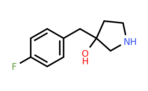 CAS 1246732-82-0 | 3-[(4-fluorophenyl)methyl]pyrrolidin-3-ol